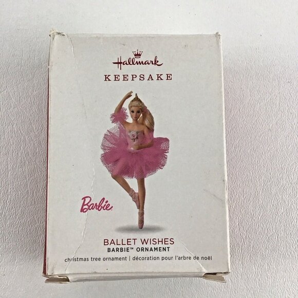Hallmark Keepsake Christmas Ornament Barbie Ballerina Ballet Wishes 2018 New #2